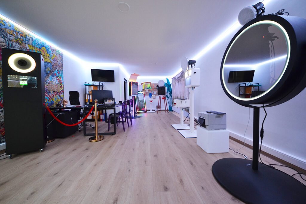 Salle de photobooths